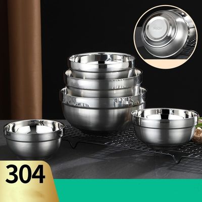 Scalette lucide in acciaio inossidabile 304 a doppia parete per cucina