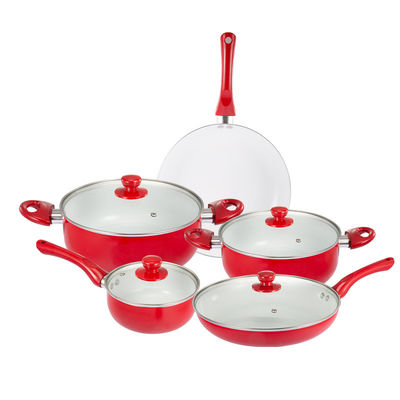 Set di pentole da cucina in alluminio non appiccicoso da 5 pcs