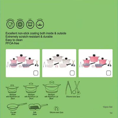 Set di pentole da cucina direttamente in fabbrica, pentole e pentole da cucina, pentole da cucina, pentole da cucina