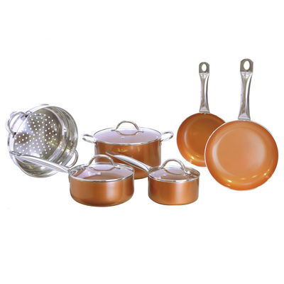 Set di utensili da cucina di alta qualità in alluminio versato in 11 pezzi