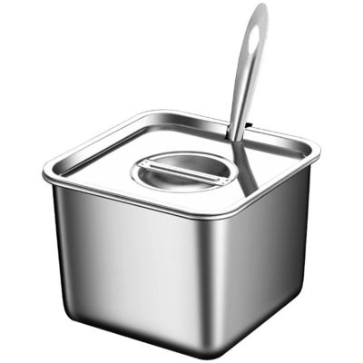 12/14/16/18cm Set di contenitori di spezie in acciaio inox