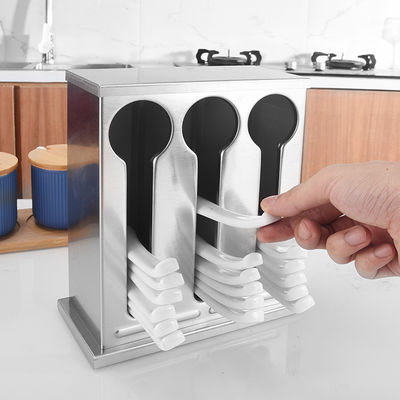Apparecchi da cucina Scaricatore di deposito in acciaio inossidabile per coltello a forchetta a cucchiaio