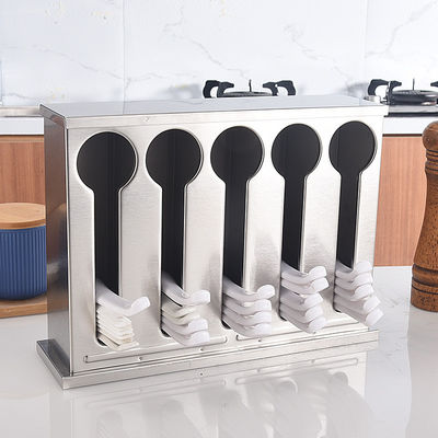 Apparecchi da cucina Scaricatore di deposito in acciaio inossidabile per coltello a forchetta a cucchiaio