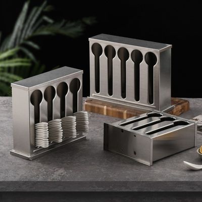 Apparecchi da cucina Scaricatore di deposito in acciaio inossidabile per coltello a forchetta a cucchiaio