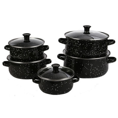 OEM Casserole in alluminio a due orecchie 5 pezzi per cucine moderne