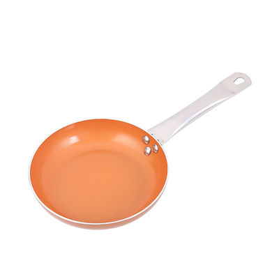 Forno sicuro Orange Aluminum Cookware Set con presa in silicone