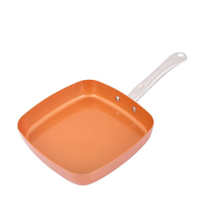Forno sicuro Orange Aluminum Cookware Set con presa in silicone