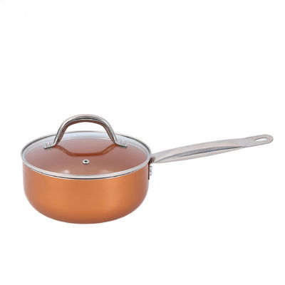Forno sicuro Orange Aluminum Cookware Set con presa in silicone
