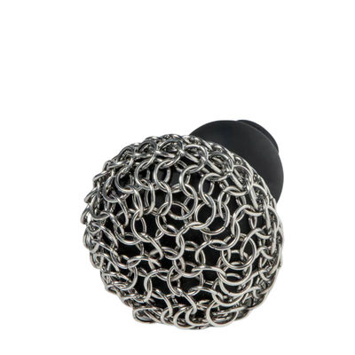 Skillet Pan Cast Iron Scrubber Pulito per piatti con maniglia in silicone