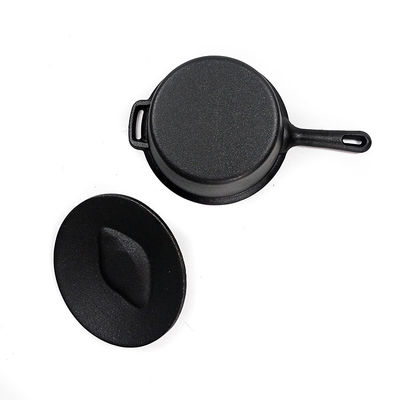 Panna coperta di ghisa con manico lungo   Perfetto per cucinare in stufa, forno e griglia