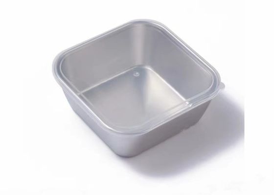 Contenitori in acciaio inossidabile impermeabile con coperchio per la conservazione degli alimenti