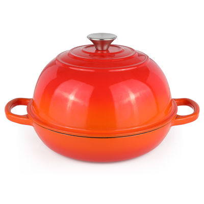 Forno olandese in ghisa 6 QT perfetto per la cottura del lievito acido, per la cottura e per la cottura lenta