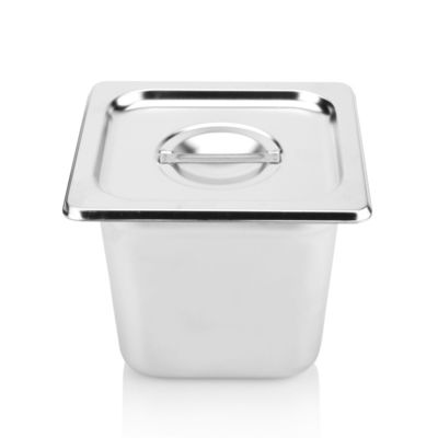 le pentole di acciaio inossidabile di 325×265×150mm mettono le pentole commerciali dell'hotel per alimento servente
