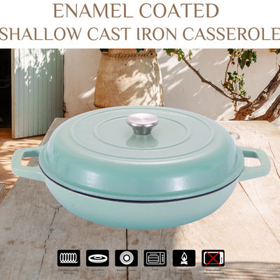 3L il ghisa Oven With Lid Enameled Eco olandese amichevole